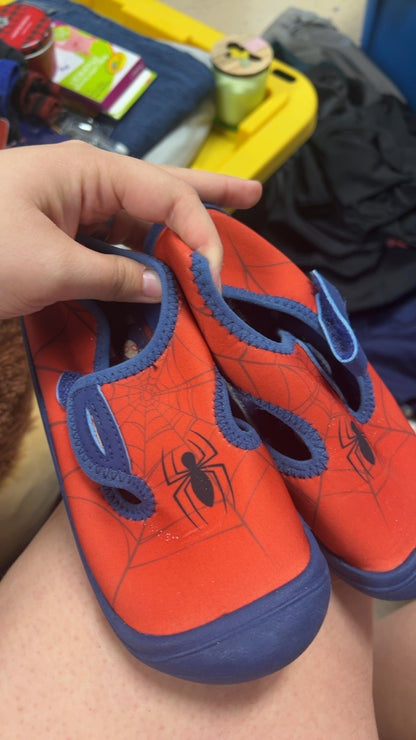 Slippers Youth 13/1 Red and Blue