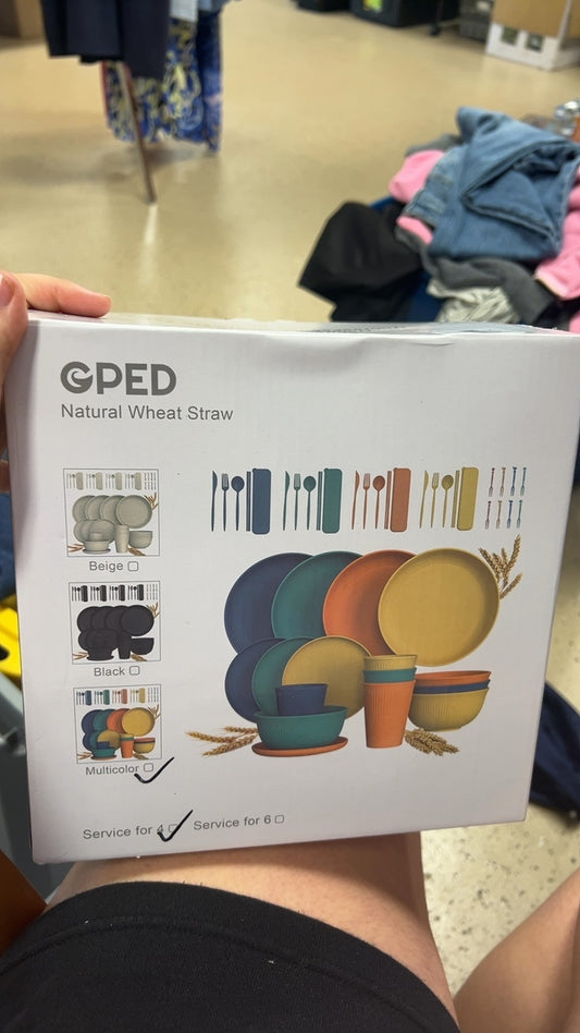 GPED Stemware & Dinnerware Multicolor