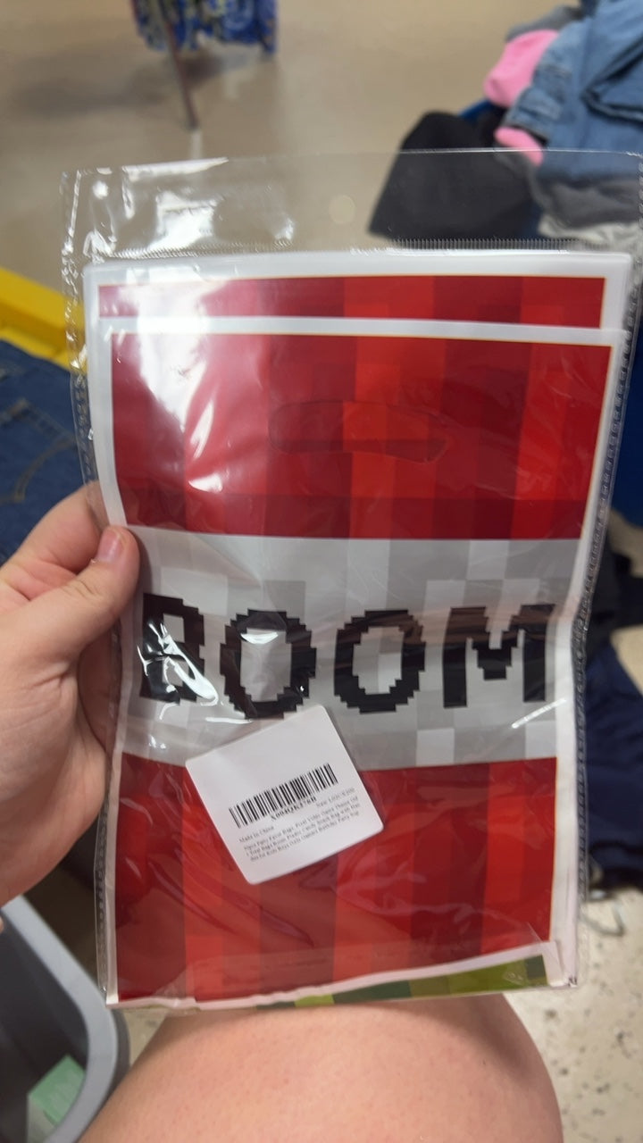 Minecraft Party Bags