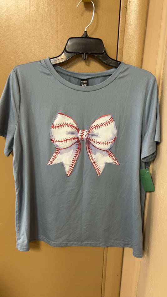 SHEIN T-Shirt XL Gray