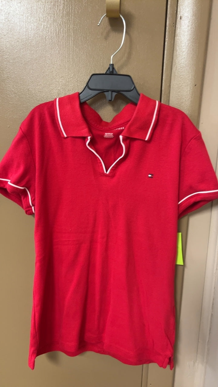 Tommy Hilfiger Polo Shirt XS Red