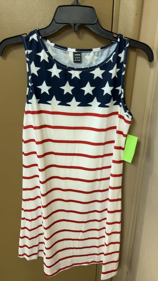 SHEIN Dress XS Red, White, Blue