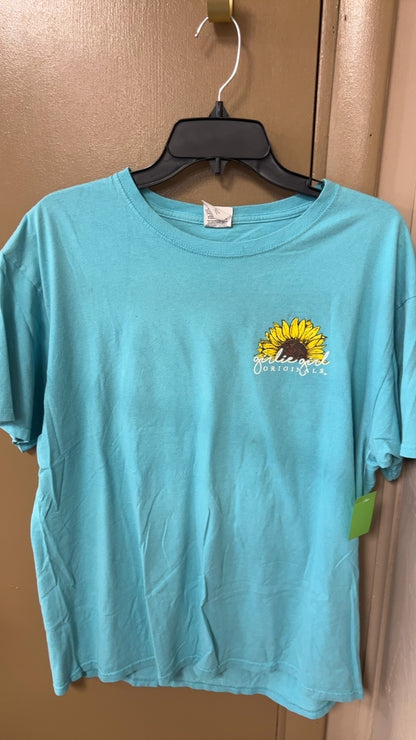 T-Shirt Large Blue