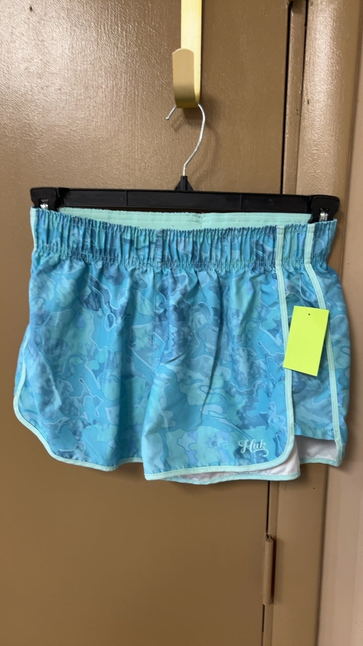 Huk Running shorts Medium Blue camouflage pattern