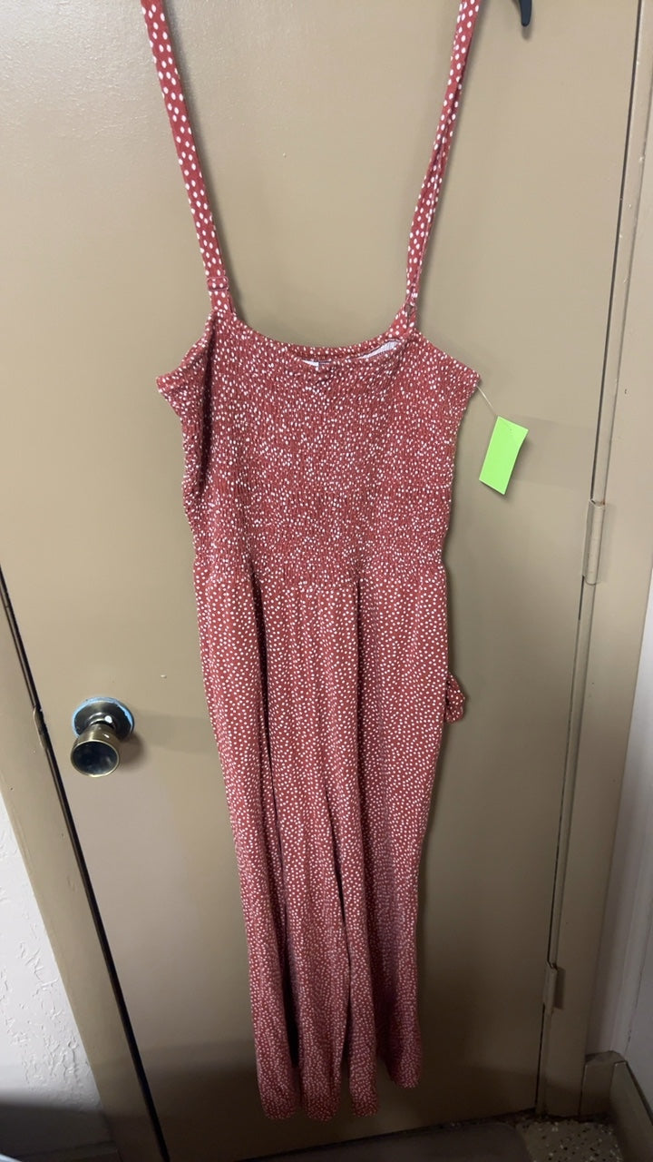 Jumpsuit Medium Red