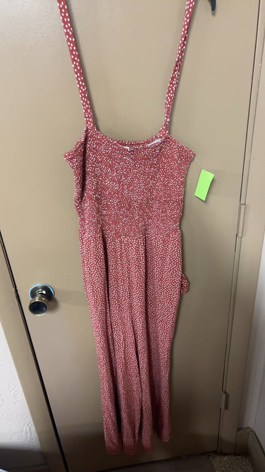 Jumpsuit Medium Red