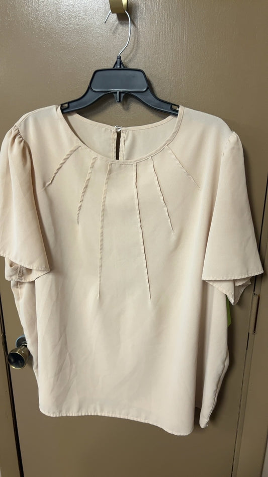 Blouse 4XL Beige