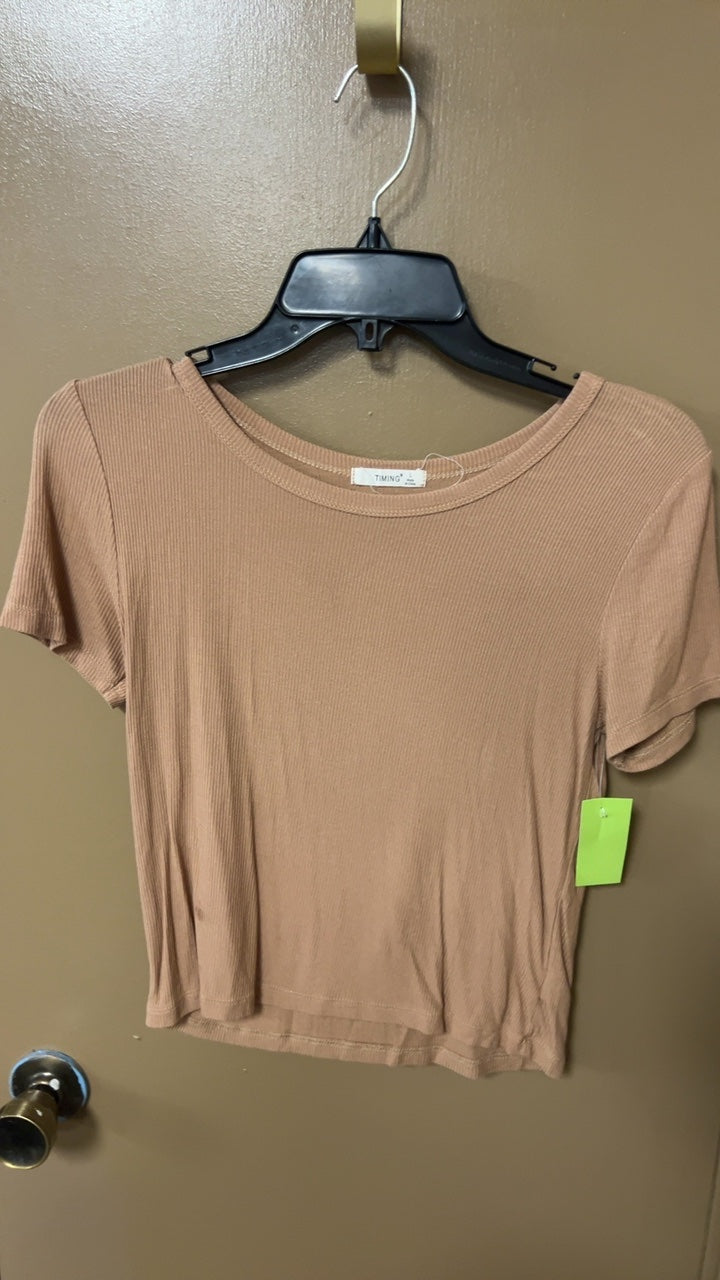 TIMING T-Shirt Large Beige