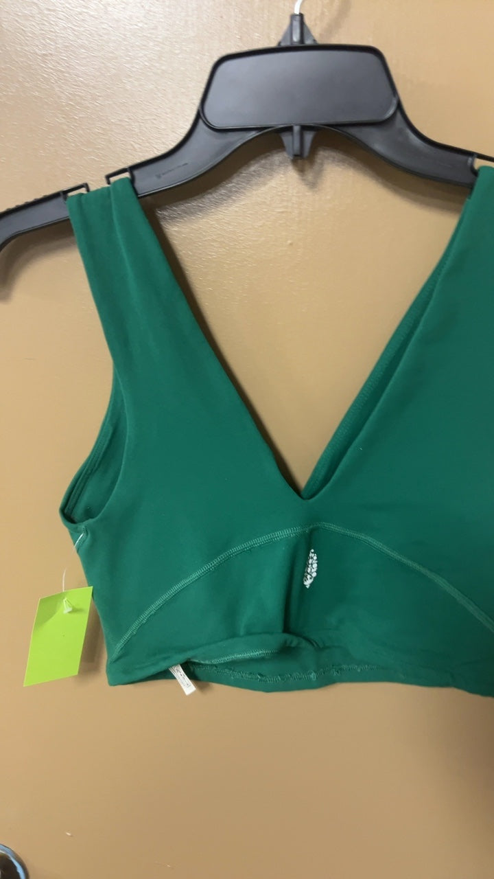 Free People Bra Small Green