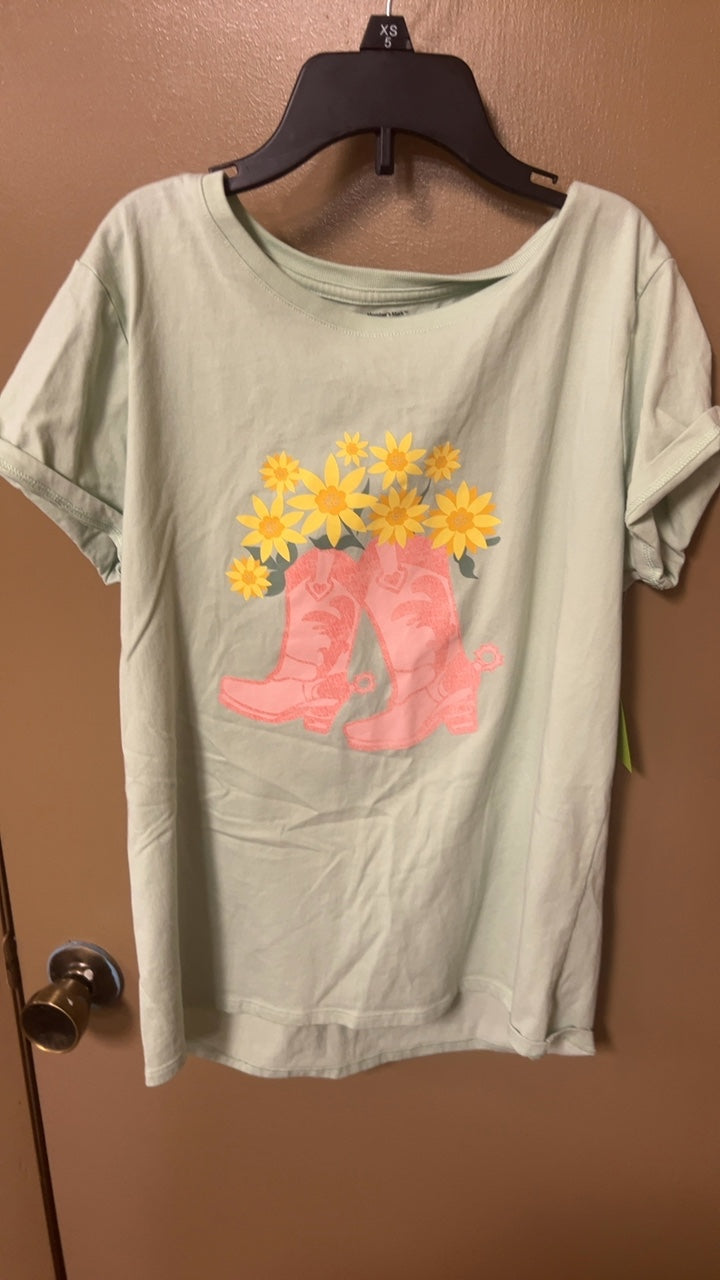  T-Shirt YOUTH 14/16 Light green