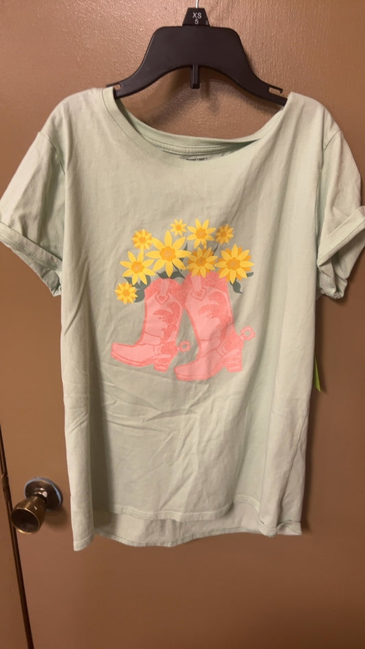  T-Shirt YOUTH 14/16 Light green