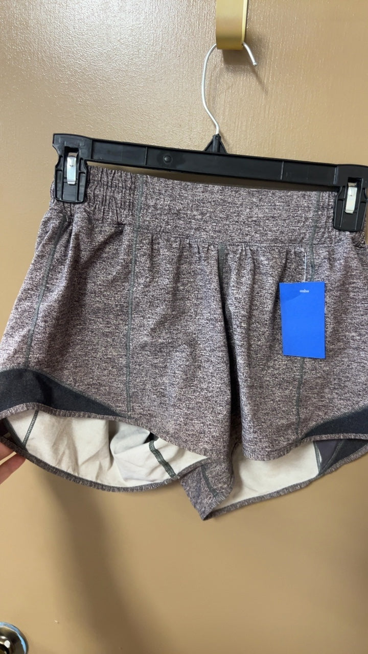 Lululemon Shorts 4 Brown with green accents