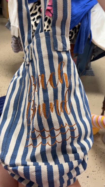 Bag Blue and white stripes