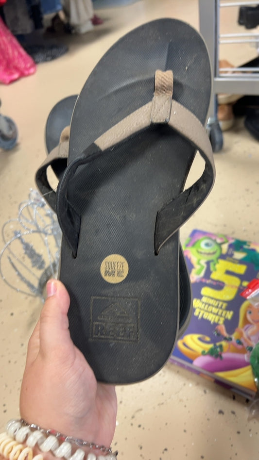 Reef Sandals Mens 13 Black