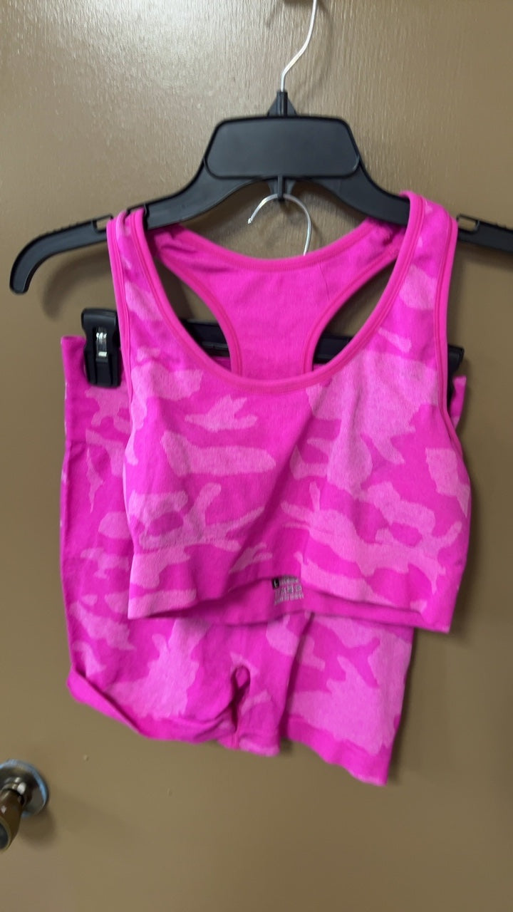 2 piece set Large Pink