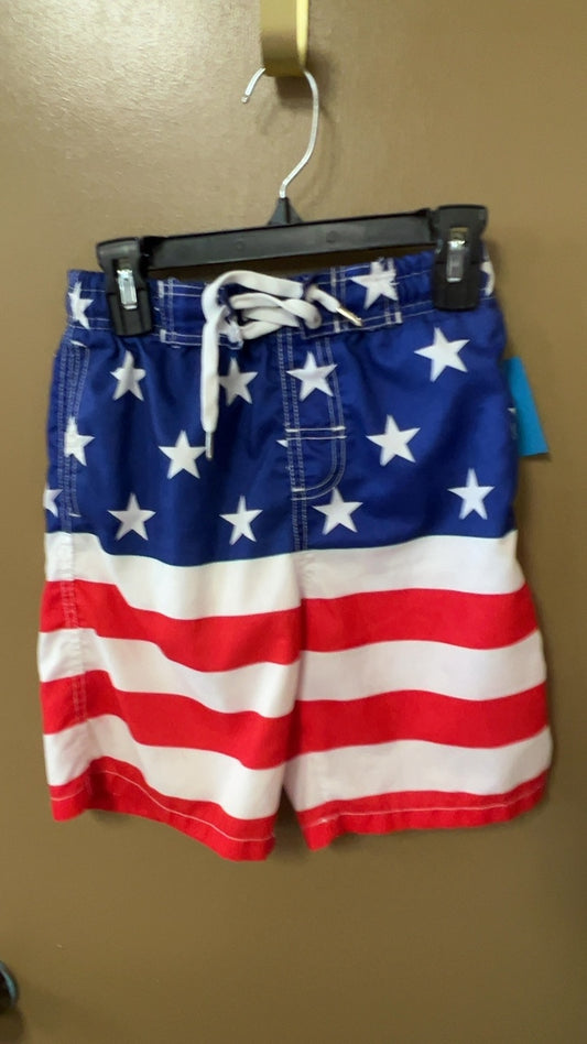 Swimsuit Youth 8 Red, White, Blue