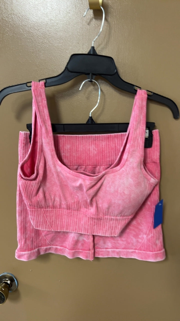 2 piece set Large Pink
