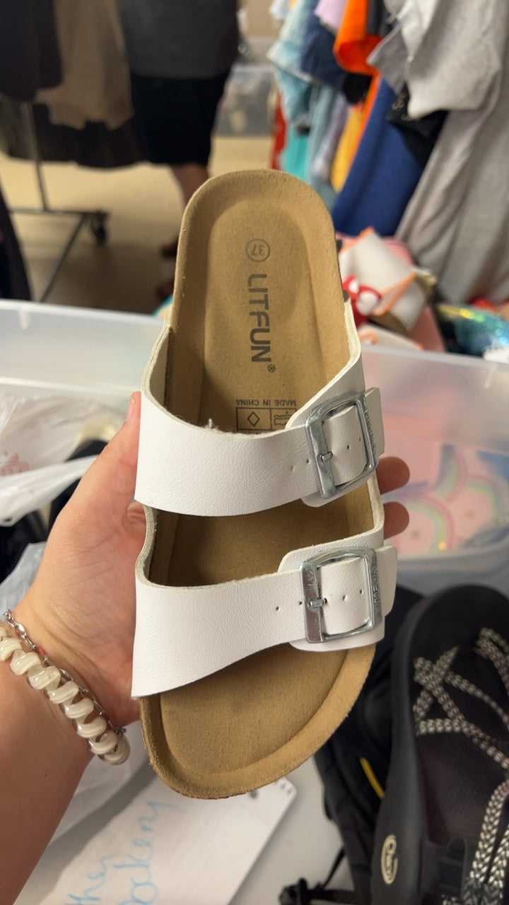 LITFUN Sandals 6 White