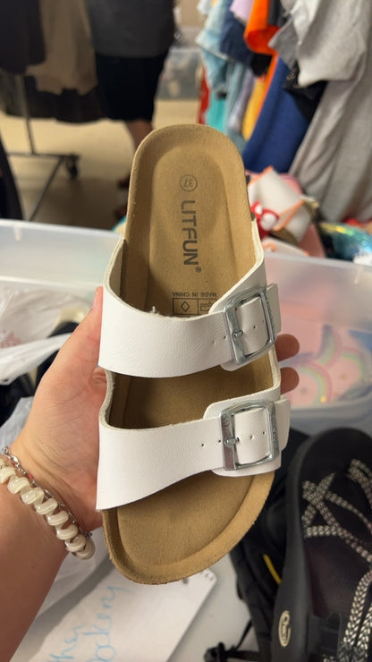 LITFUN Sandals 6 White