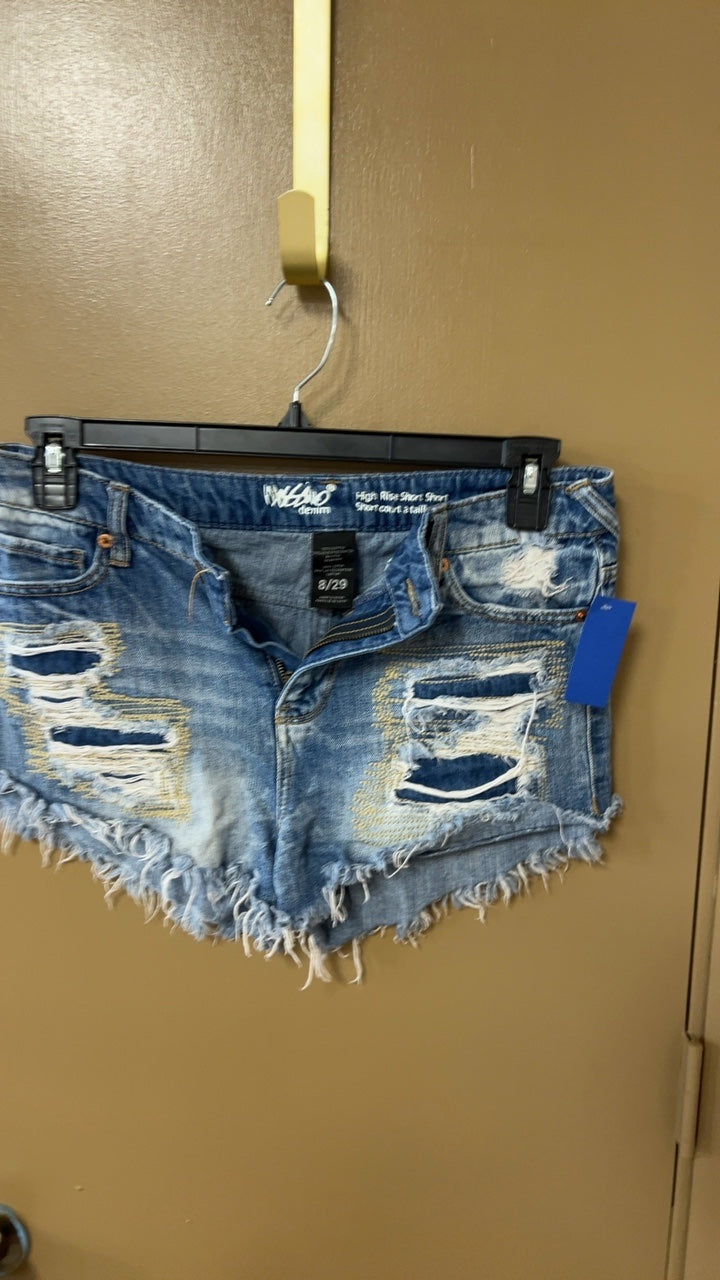 Wild Side denim Shorts 8 Blue