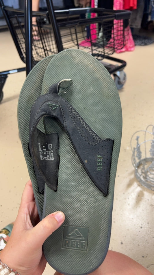 Reef Sandals Mens 13 Green