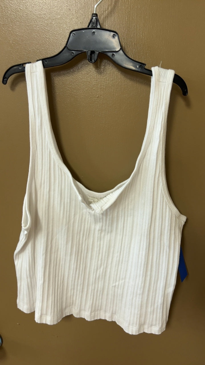 Aerie Tank top Large Cream/Off-white