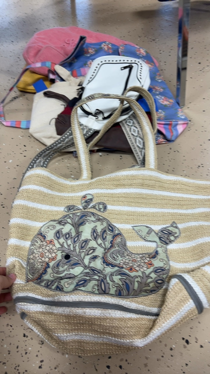 Vera Bradley Bag Beige, Whale