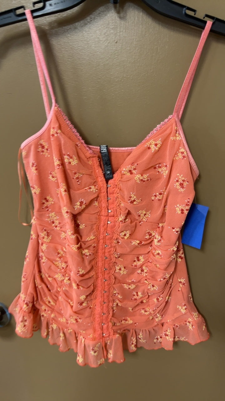 Style & Co. Tank top Medium Coral