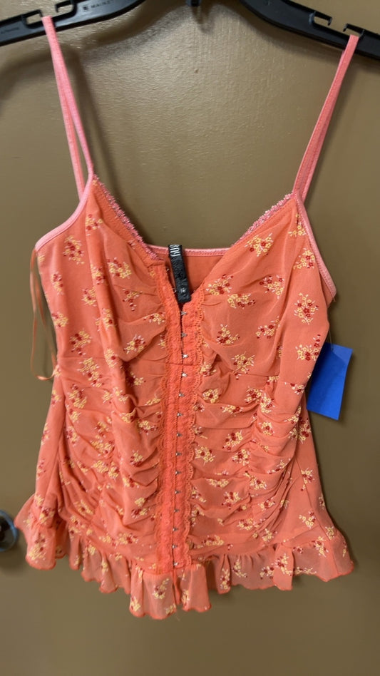 Style & Co. Tank top Medium Coral