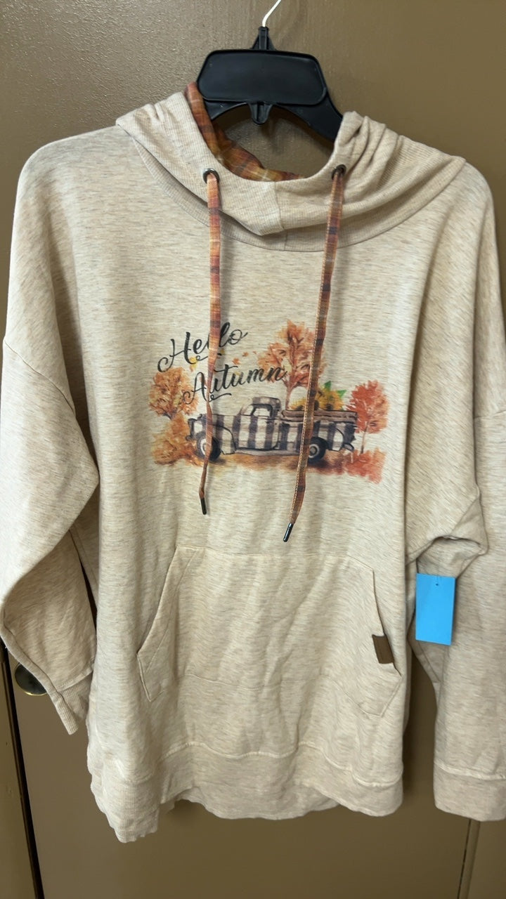 Hoodie XXL Beige