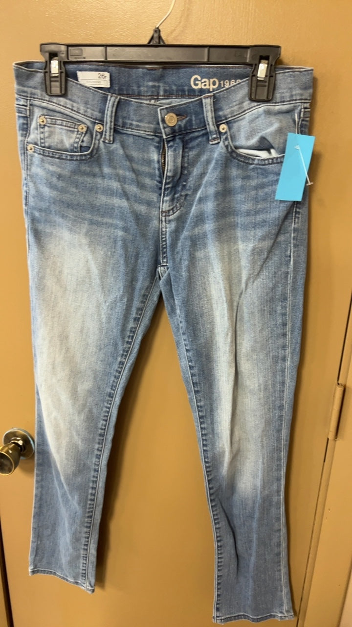 GAP Pants 26 Waist Light blue