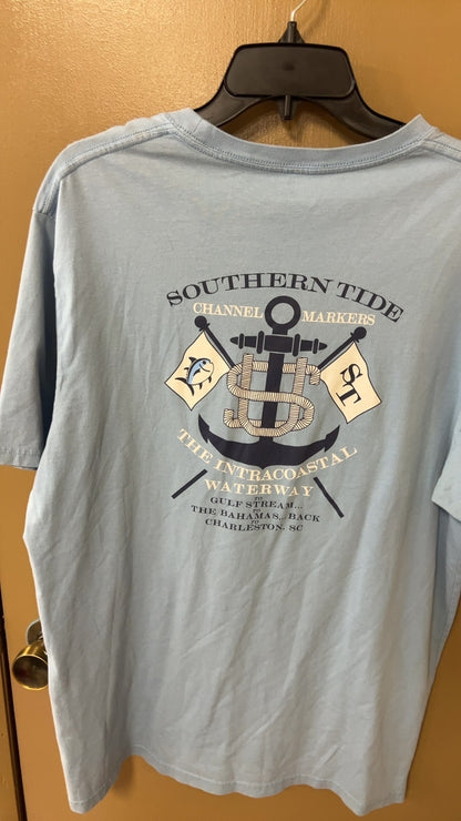 Southern Studio T-Shirt MENS Large Light Blue