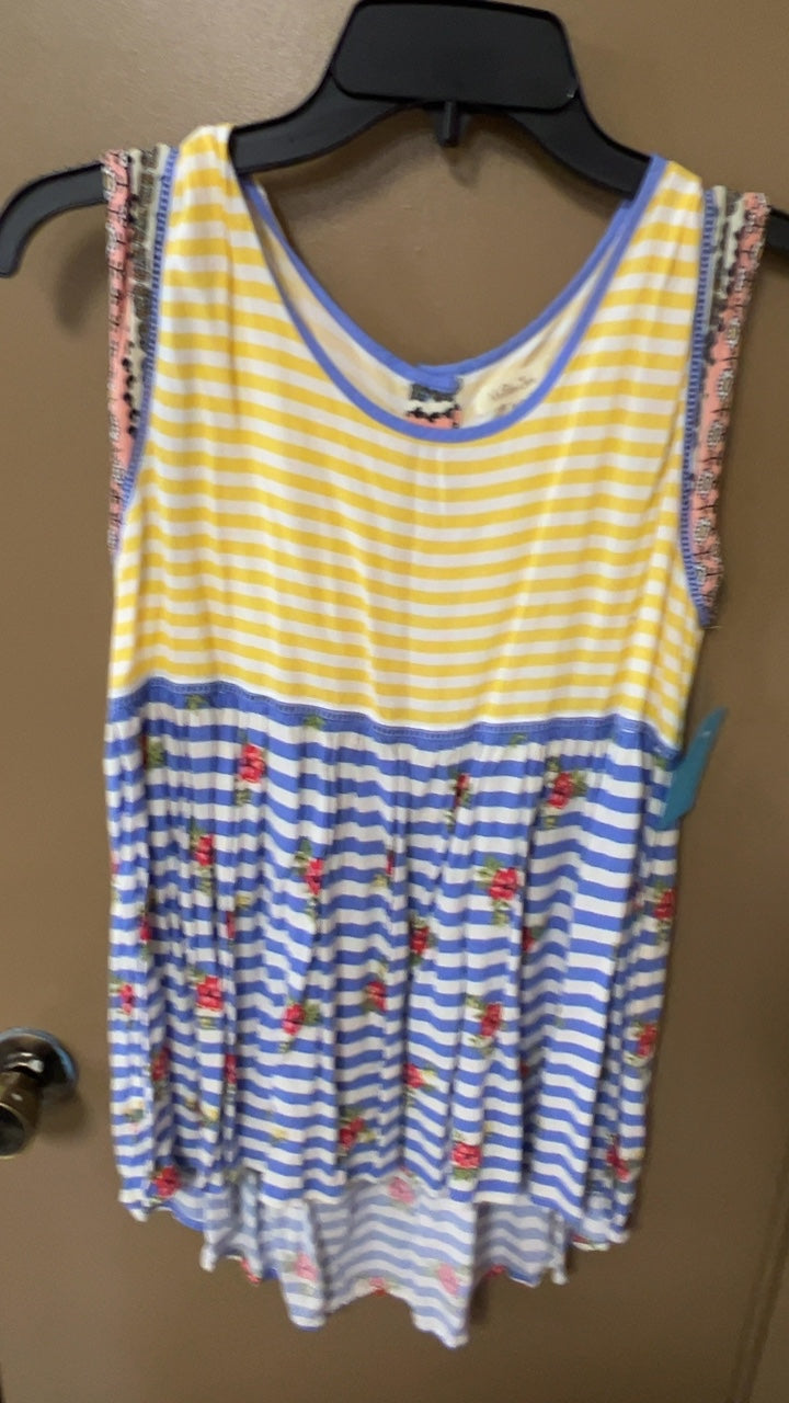 Matilda Jane Tank top Small Yellow, Blue, Pink, Green