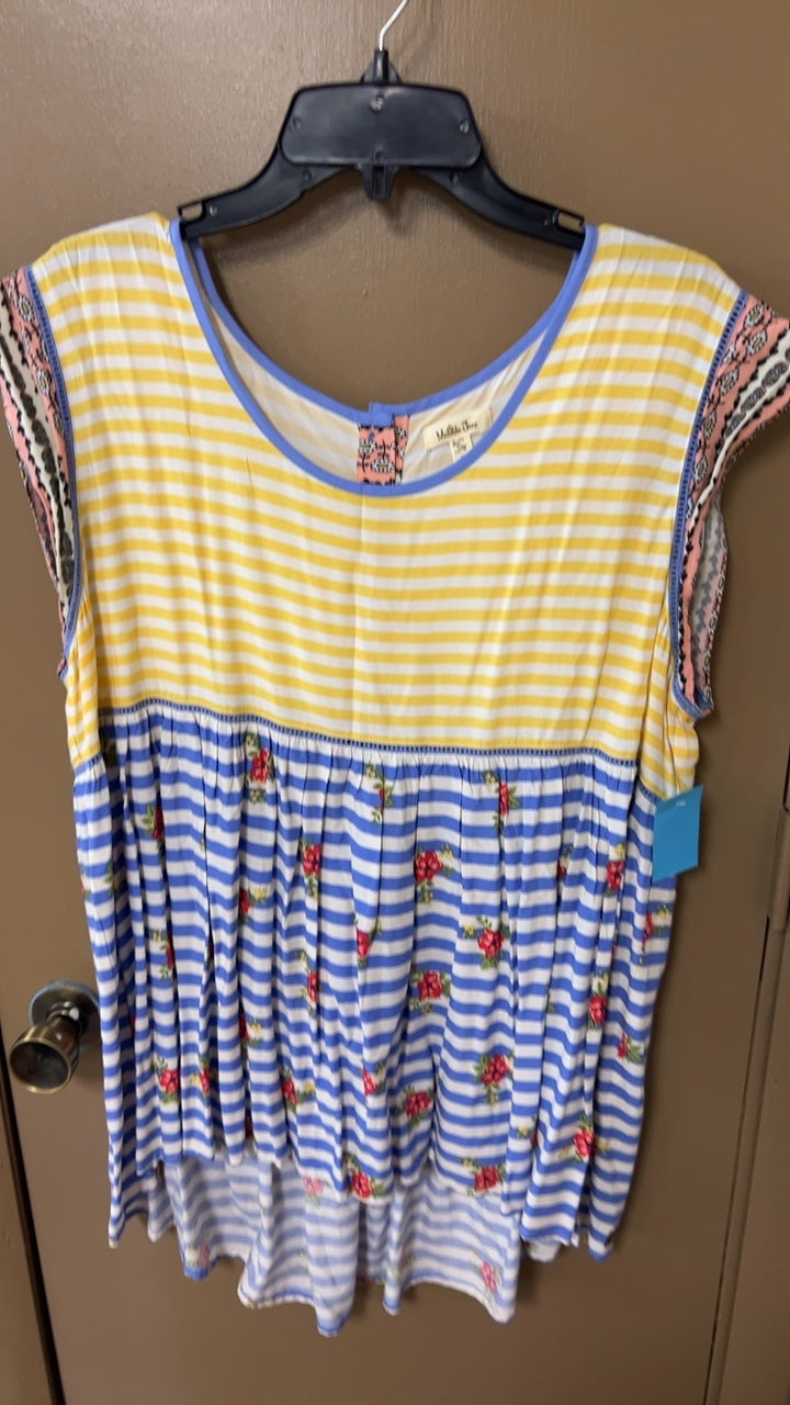 Maddie Lane Tank top XL Yellow, Blue, Pink, Black, White