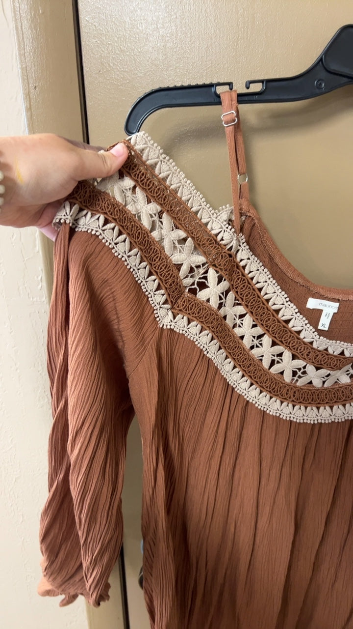 Long sleeve XL Brown