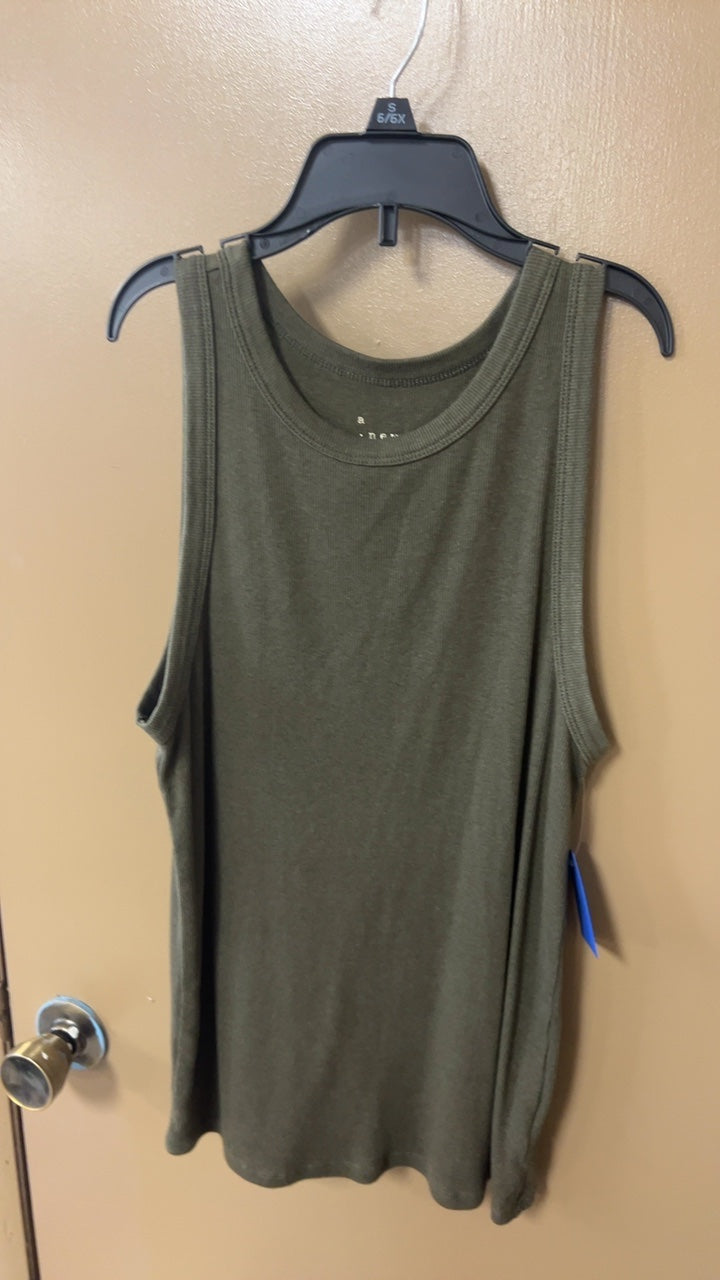 Tank top Large Olive green