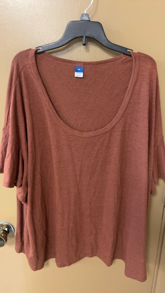 Shirt 2XL Rusty orange
