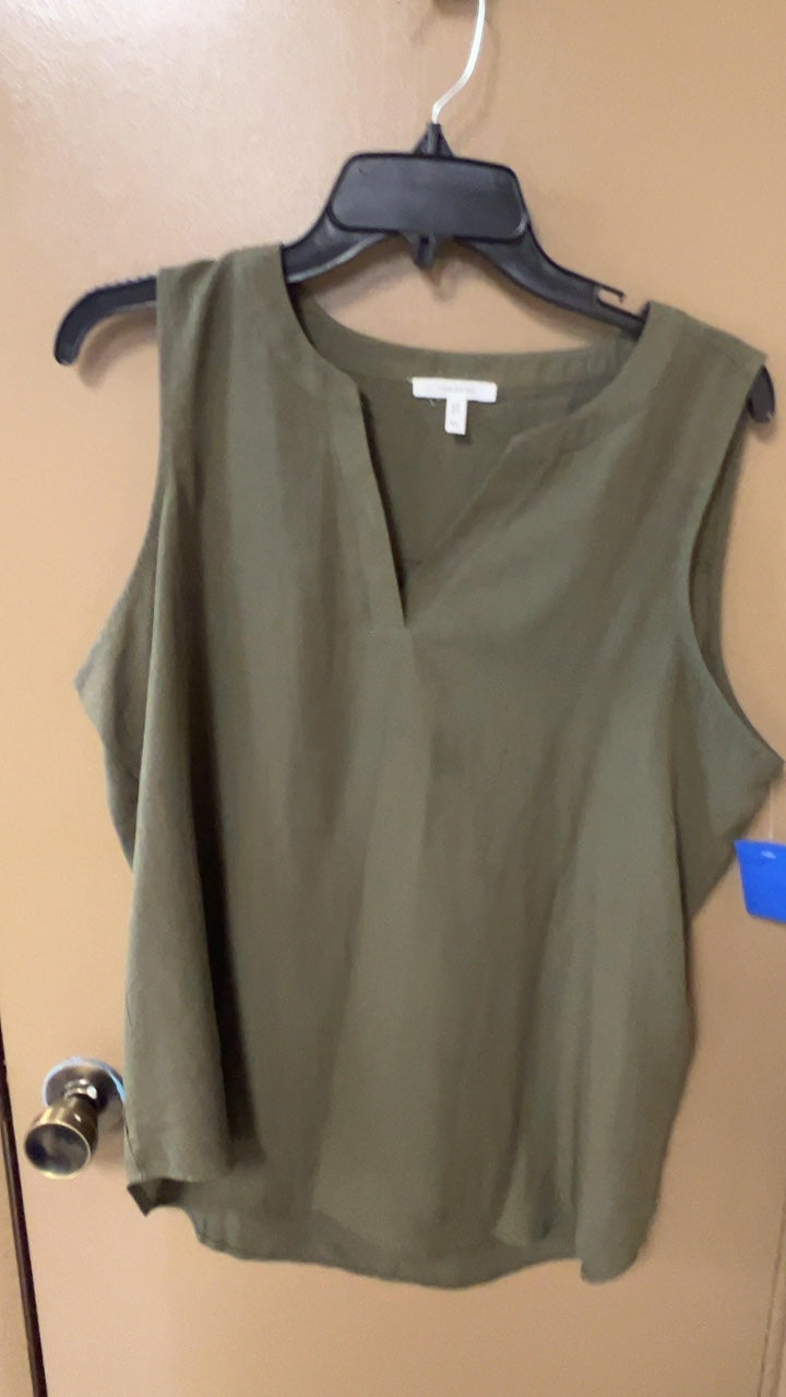 Tank top XL Olive green