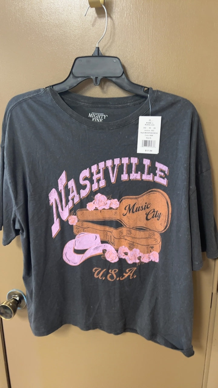 MIGHTY FINE T-Shirt XL Gray