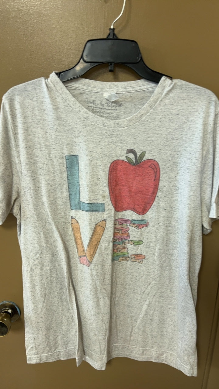 T-Shirt Large Light Gray