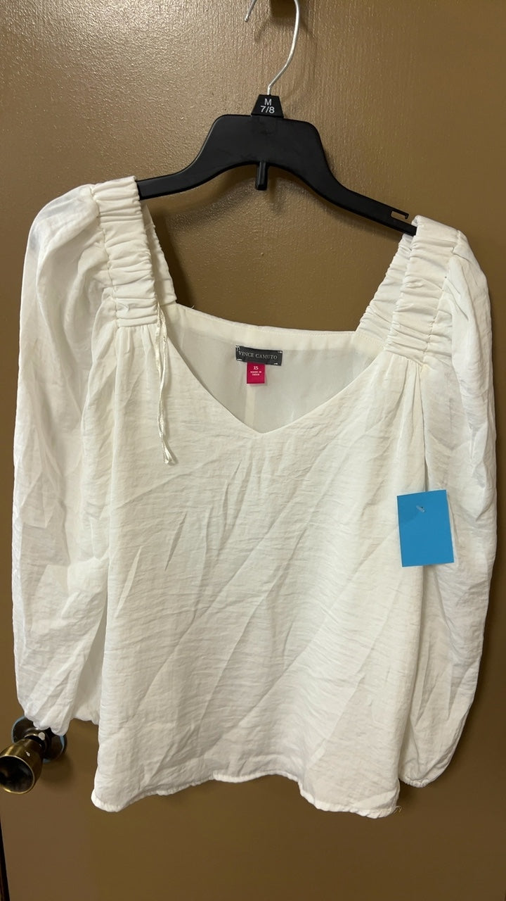 Vince Camuto Top XS Cream/Off-white
