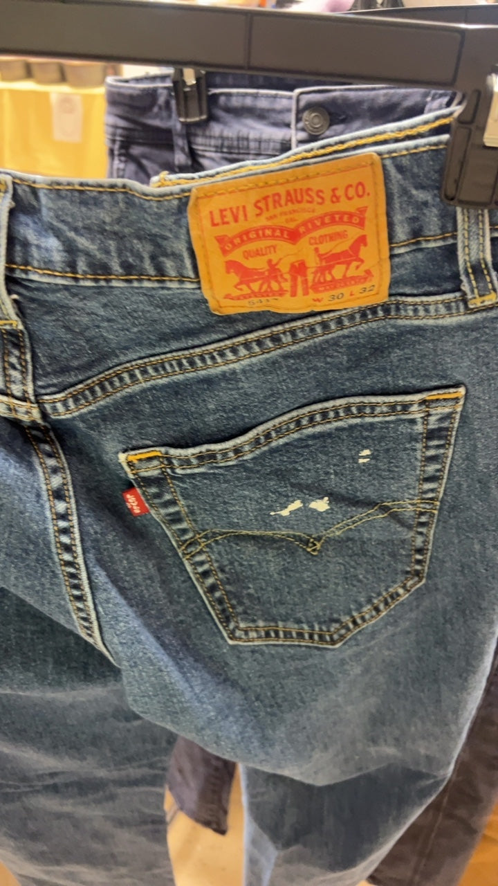 Pants Mens 30x32 Blue