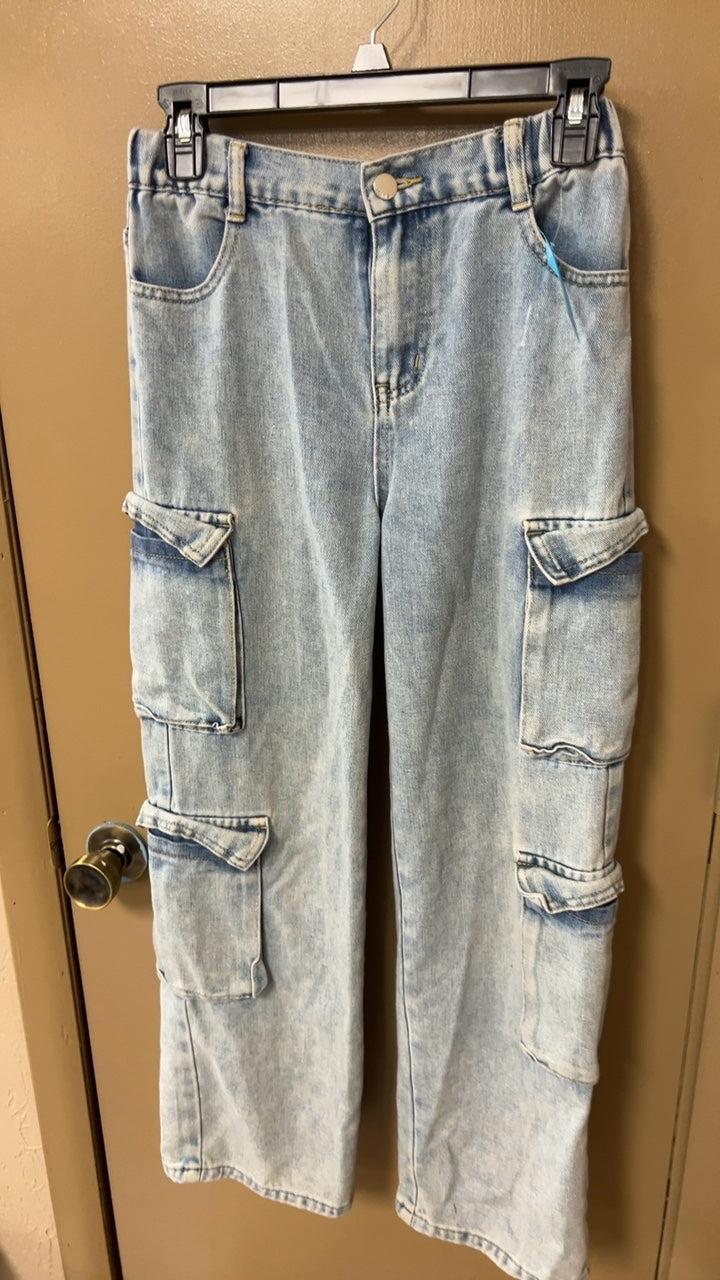 Pants Youth 14 Light Blue