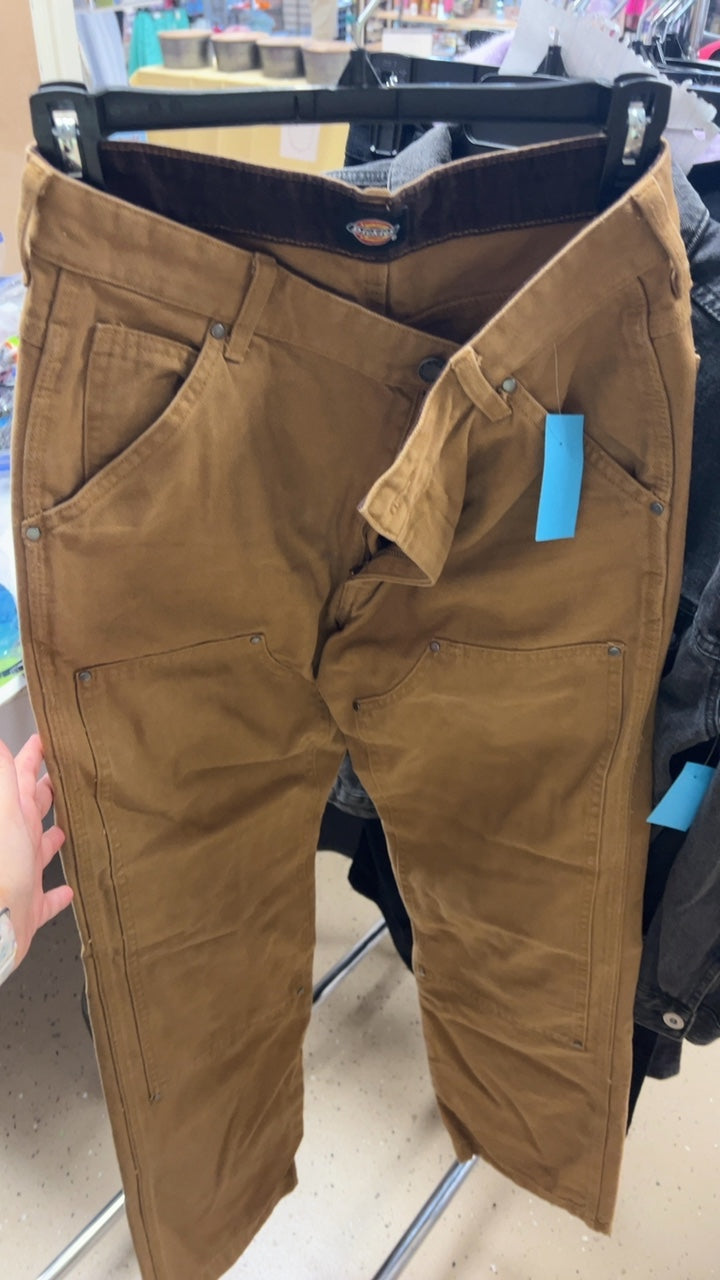 Dickies Pants Mens 30x32 Brown