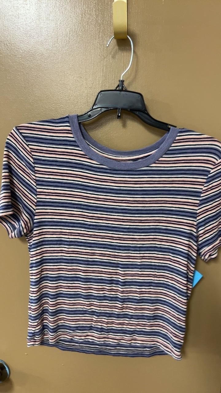American Eagle T-Shirt Medium Multicolored (navy, pink, beige)
