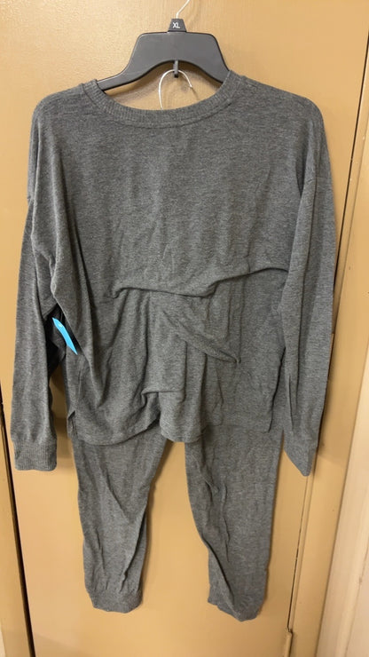 Pajama Set Medium Gray