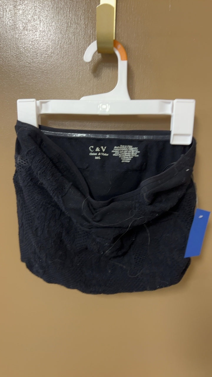 C&V Tube Top Medium/Large Black