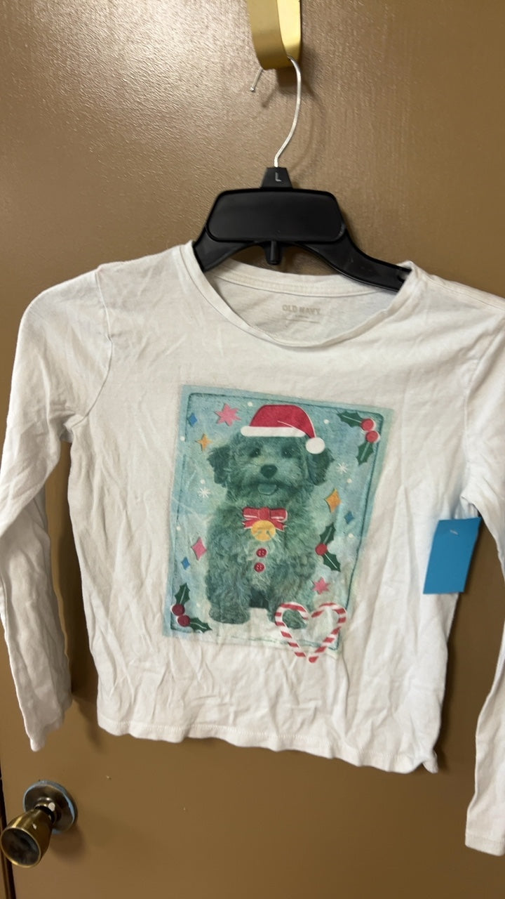Old Navy Shirt YOUTH 10/12 White