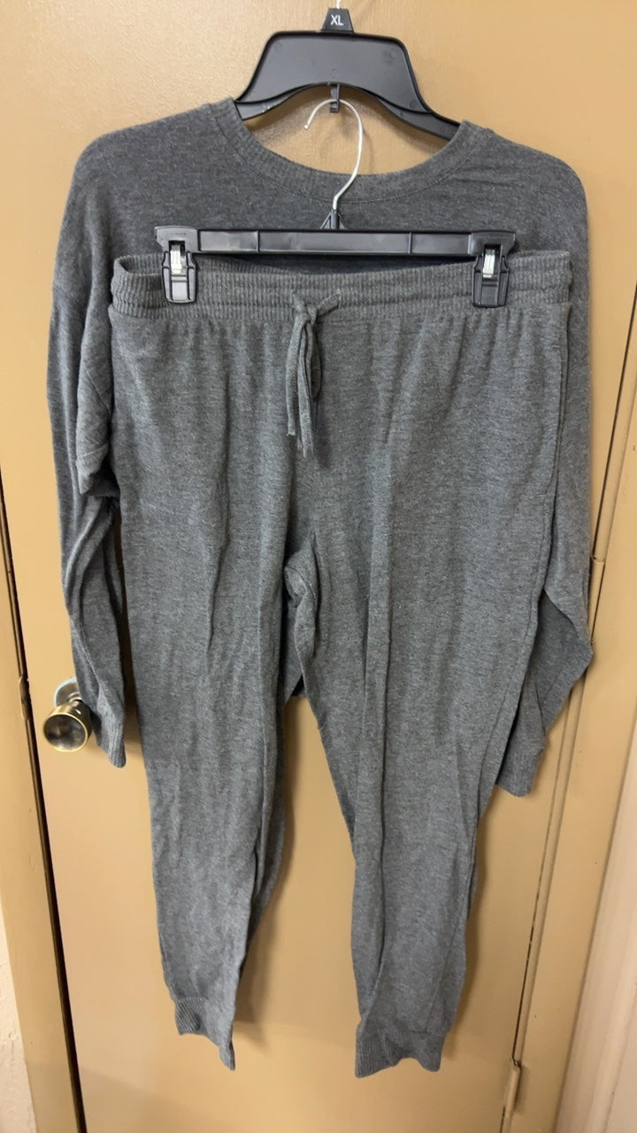 Pajama Set Medium Gray