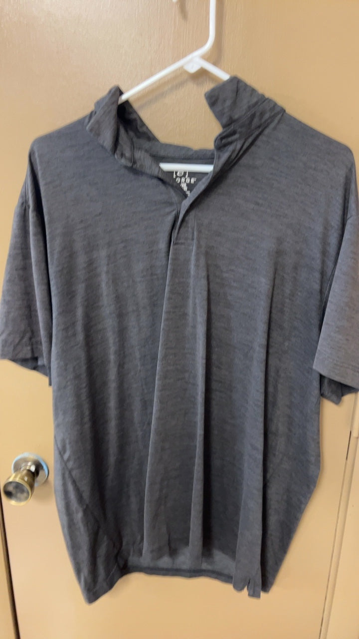 L7 SPORT Polo Shirt MENS XL Dark Gray